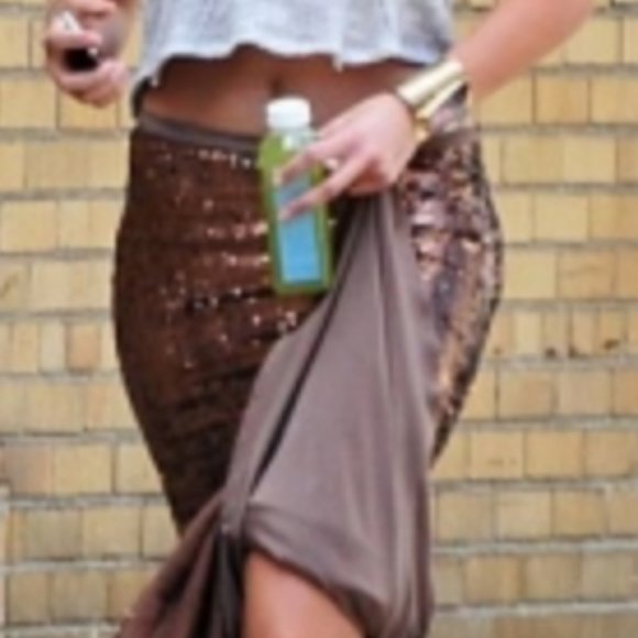 Haute Hippie Mermaid Maxi Skirt Size S - Picture 11 of 13